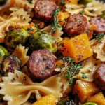 Autumn Sausage Pasta Squash