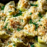 Baked Artichoke Hearts with Seasoned Breadcrumbs