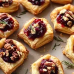 Baked Cranberry Brie Bites