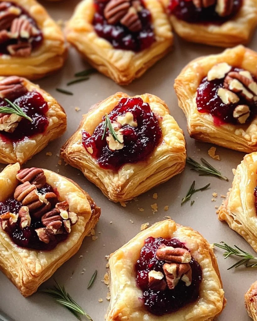 Baked Cranberry Brie Bites