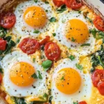 Baked Feta Eggs