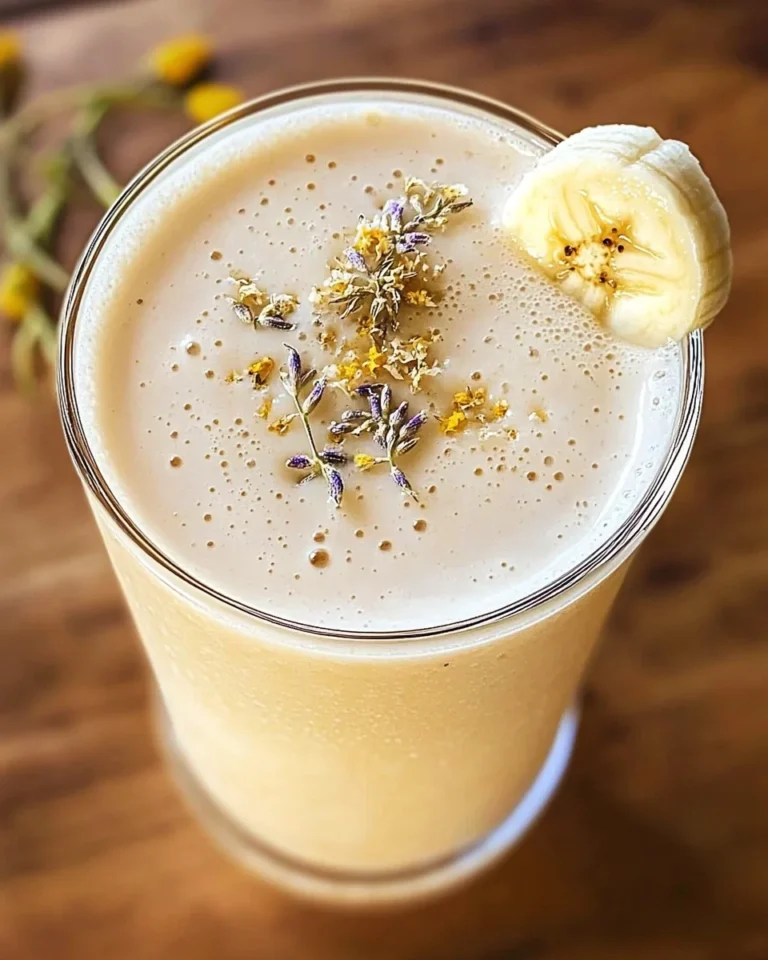 Banana Chamomile Tea Smoothie