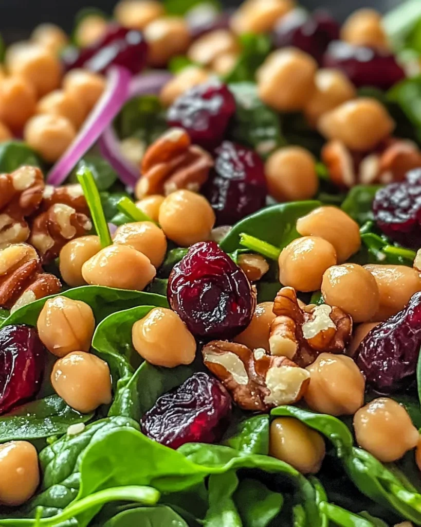 Brighten Your Day with Cranberry Walnut Chickpea Salad Delight