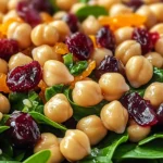 Brighten Your Day with Cranberry Walnut Chickpea Salad Delight