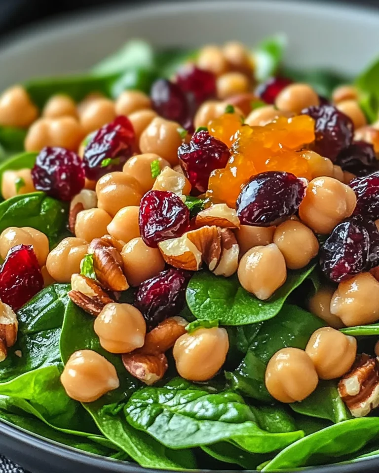 Brighten Your Day with Cranberry Walnut Chickpea Salad Delight