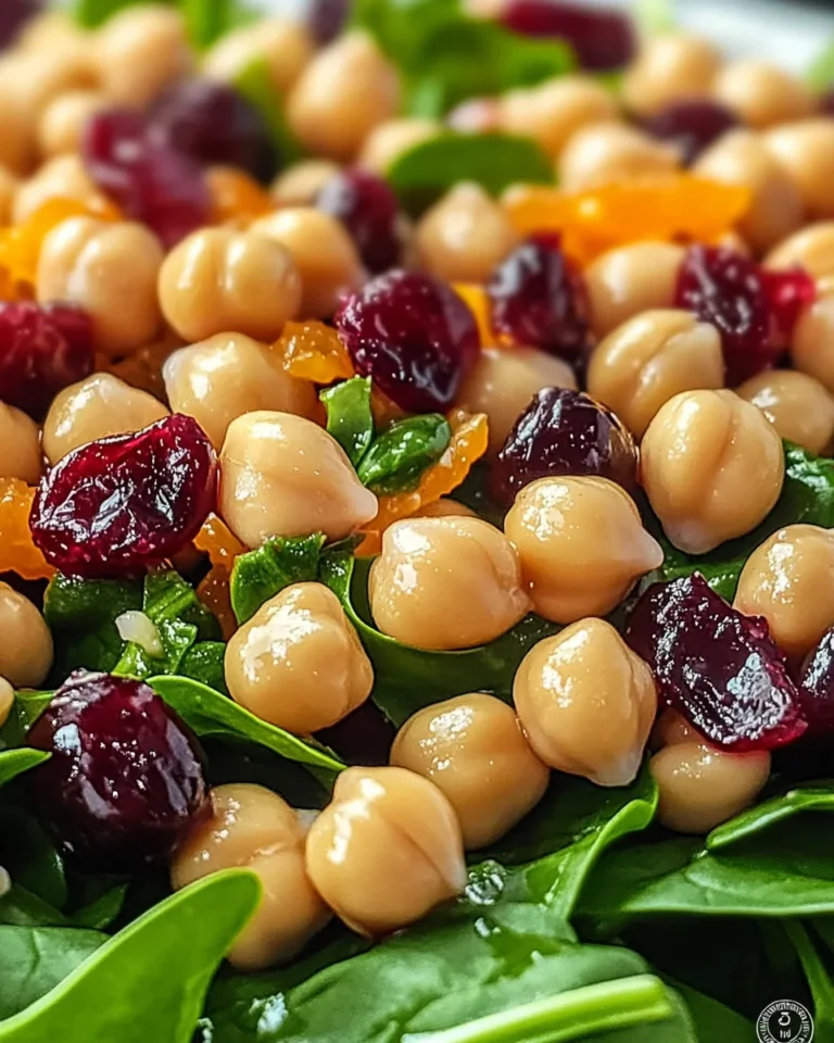 Brighten Your Day with Cranberry Walnut Chickpea Salad Delight