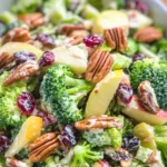 Broccoli Salad Recipe with Creamy Lemon Dressing (VIDEO)