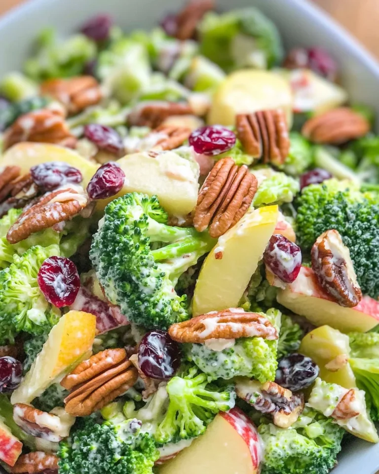Broccoli Salad Recipe with Creamy Lemon Dressing (VIDEO)