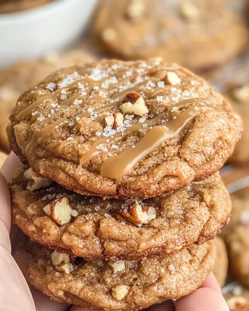 Brown Sugar Cinnamon Caramel Cookies