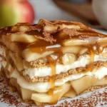Caramel Apple Eclair Cake