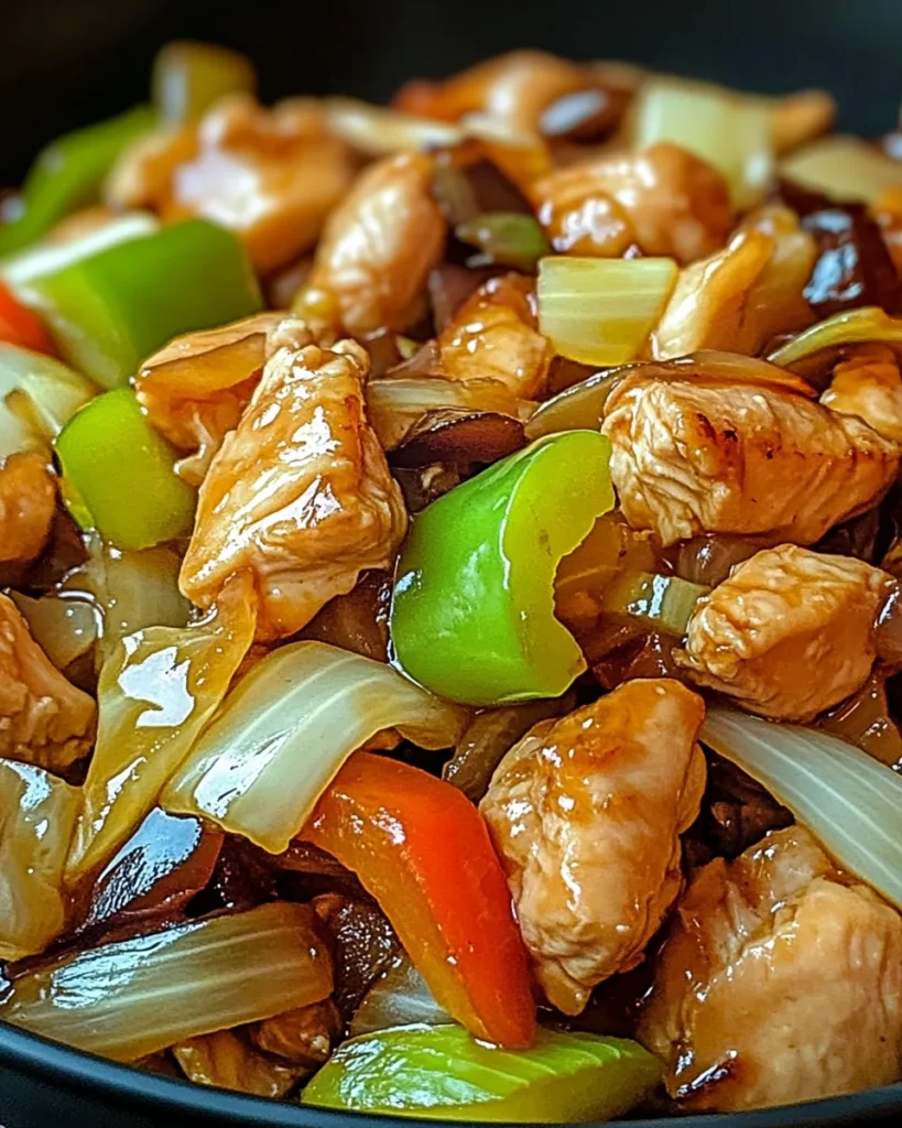 Chinese Chicken Cabbage Stir-Fry