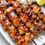 Chipotle Honey Chicken Skewers