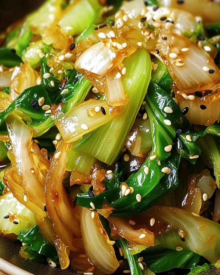 Chou Chinois Sauté