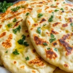 Cottage Cheese Garlic Naan (High Protein, No Yeast!)