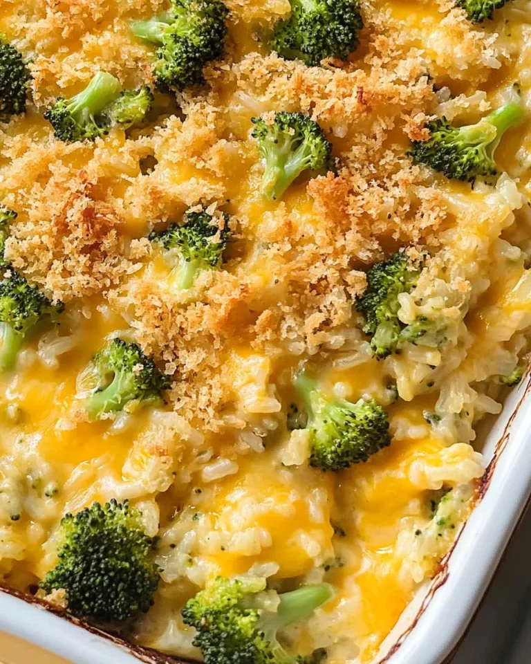 Creamy Broccoli Cheese Rice Casserole Everyone Will Love