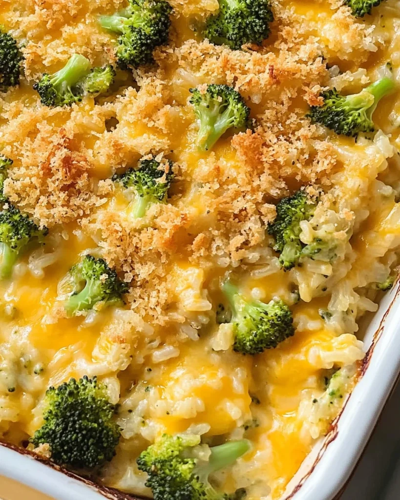 Creamy Broccoli Cheese Rice Casserole Everyone Will Love
