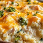 Creamy Chicken Cauliflower Rice Casserole That’s Light Yet Comforting