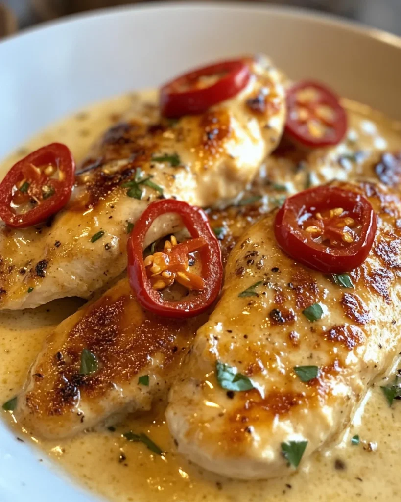 Creamy Pepperoncini Chicken Skillet Recipe - Quick & Easy