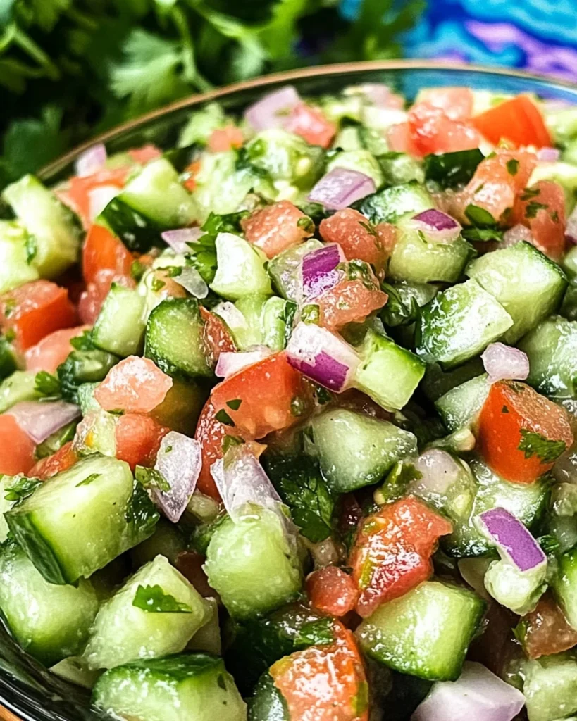 Crisp Cucumber Salsa