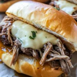 Crockpot French Dip Sandwiches