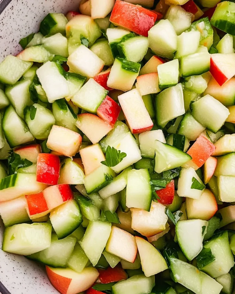Cucumber Apple Salad