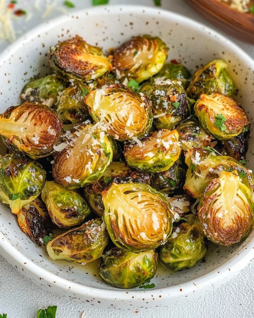 Delicious Garlic Butter Roasted Brussels Sprouts: A Flavorful Side Dish Recipe