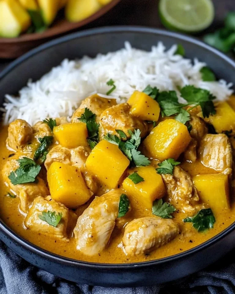 Easy Mango Chicken Curry