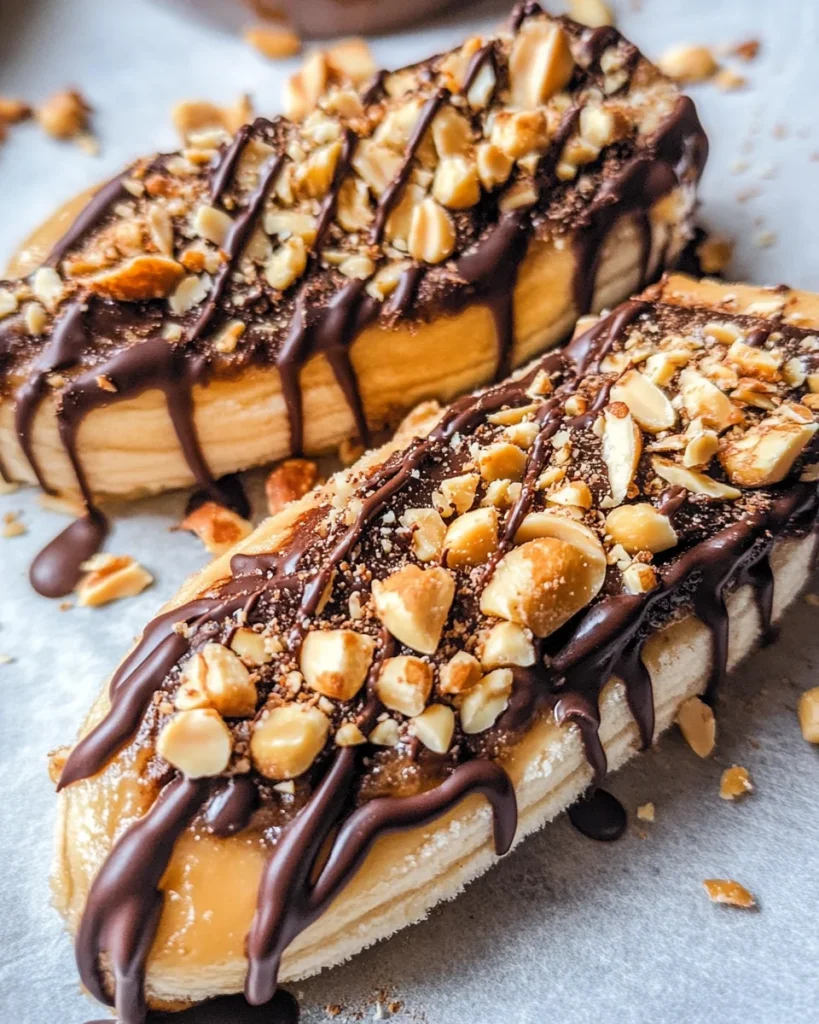Frozen Banana Snickers