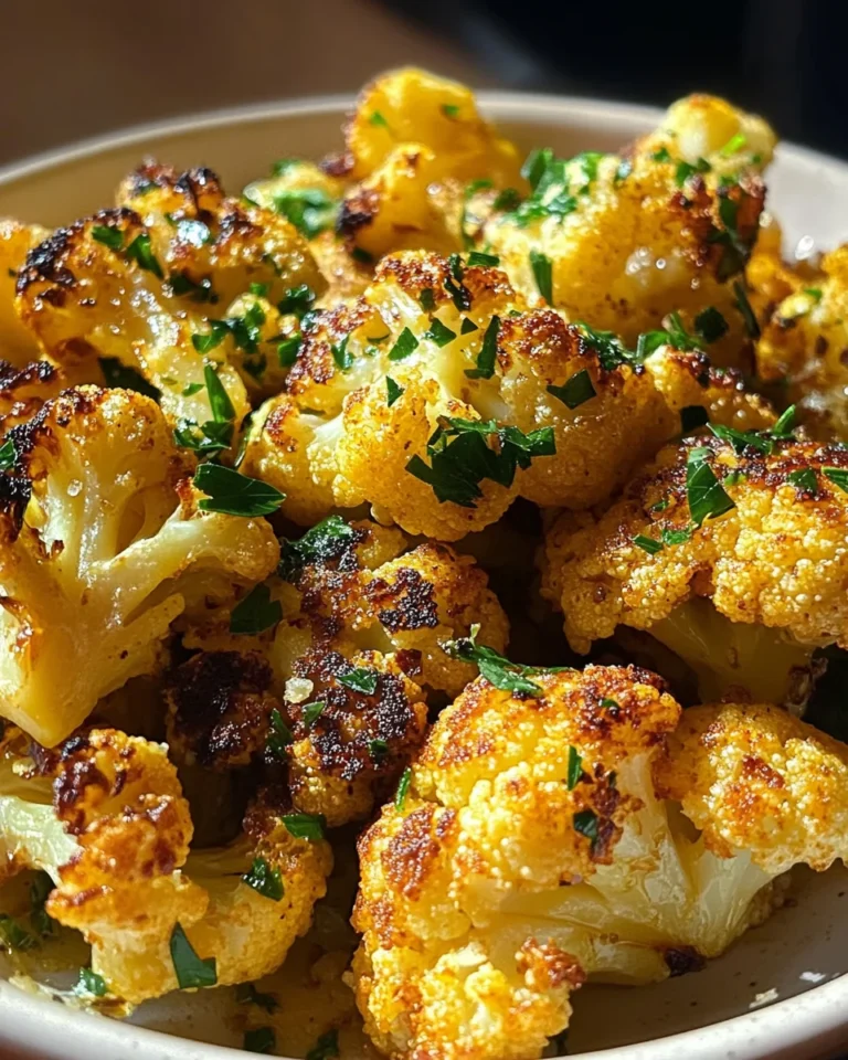 Garlic Butter Roasted Cauliflower: A Flavorful Delight!