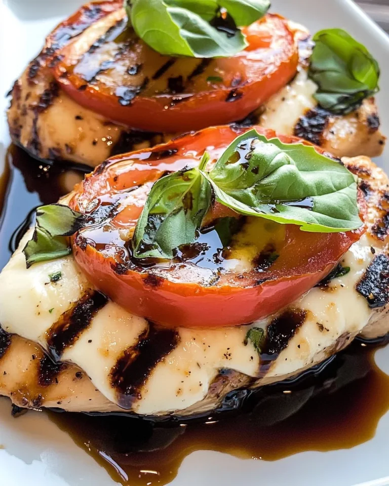 Grilled Chicken Caprese