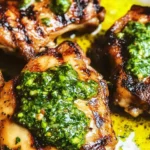 Grilled Chicken Thighs with Chimichurri