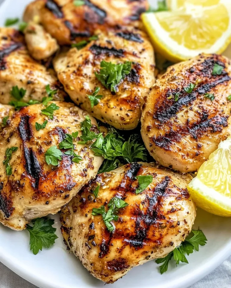 Grilled Lemon Chicken