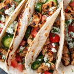 Grilled Mediterranean Chicken Tacos