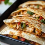 Healthy Baked Chicken Quesadilla