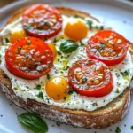 Herbed Ricotta and Tomato Toast