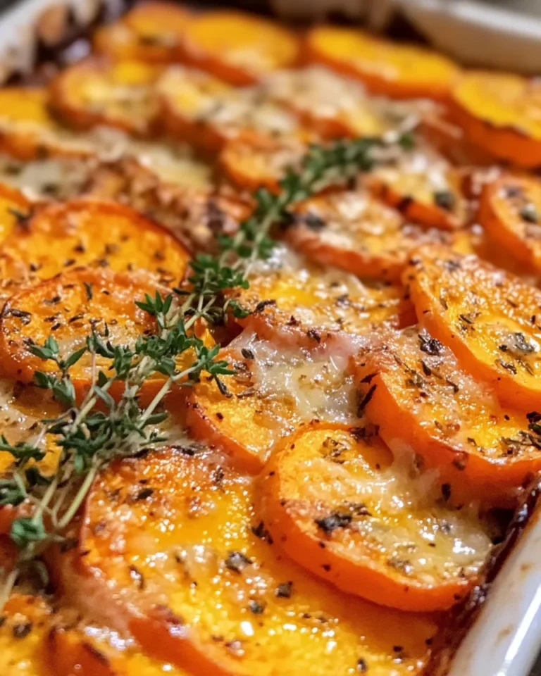Homemade Garlic Butter Sweet Potato Bake - wineandcookie