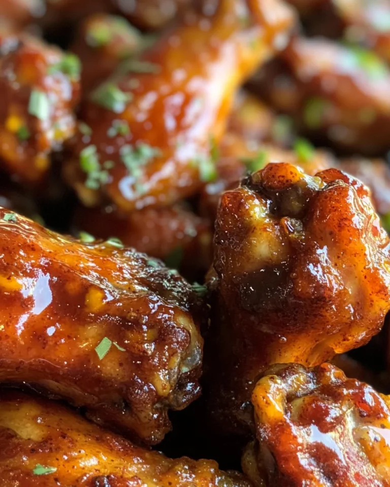 Hot Honey Peach Wings