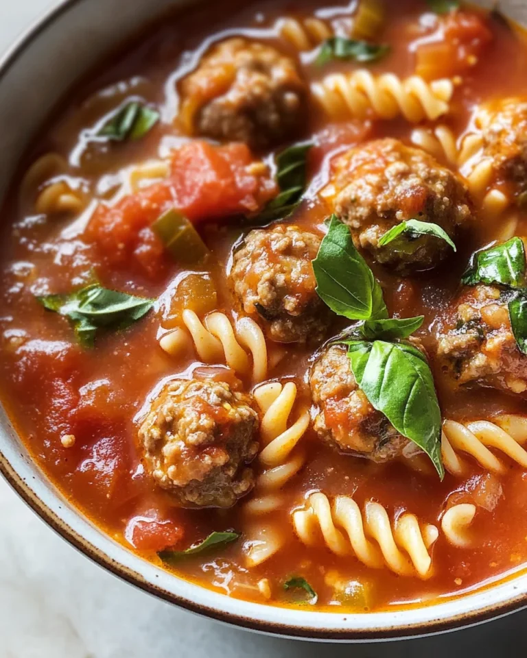 Italian Meatball Soup