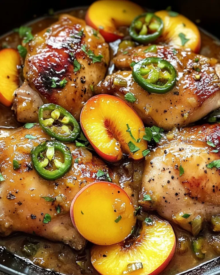 Jalapeno Peach Chicken