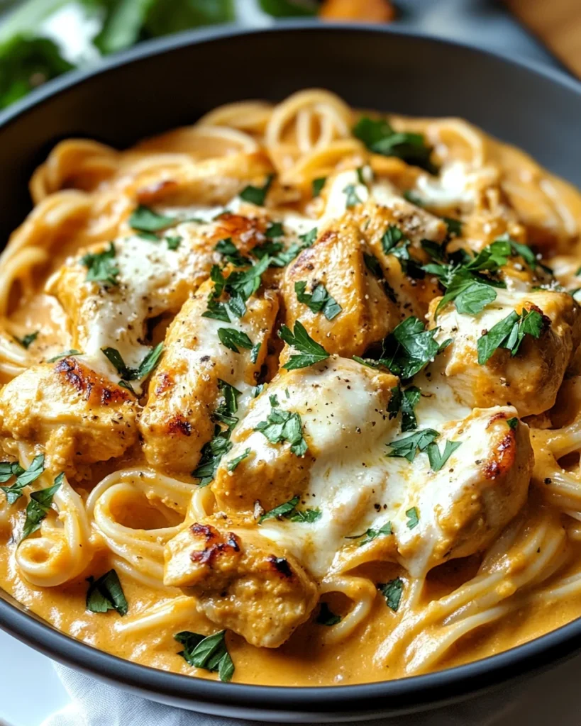 Marry Me Pumpkin Chicken Pasta