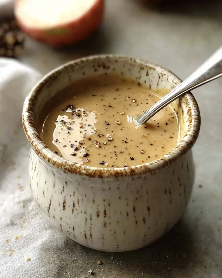 Parmesan Pepper Dressing Recipe – Tangy Homemade Salad Dressing with Garlic & Lemon