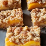 Peach Crumb Bars
