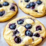 Perfect Blueberry Cheesecake Cookies