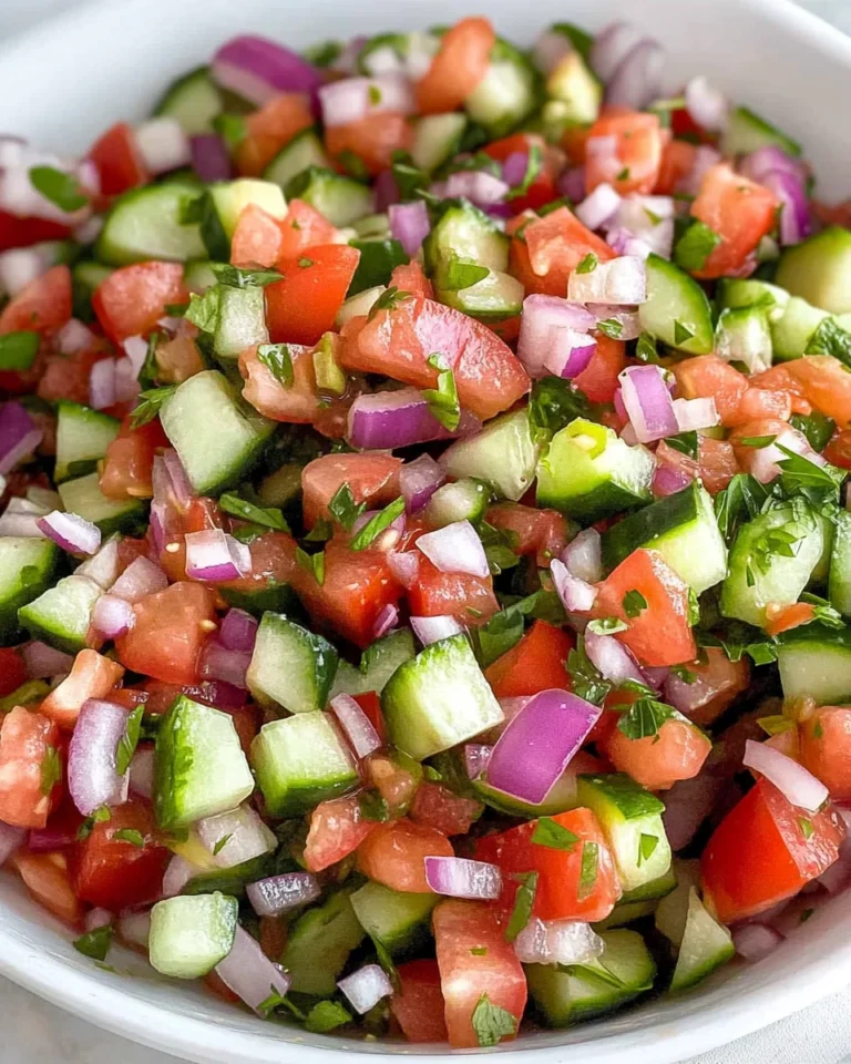 Persian Shirazi Salad