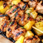 Pineapple Chicken Kebabs Recipe