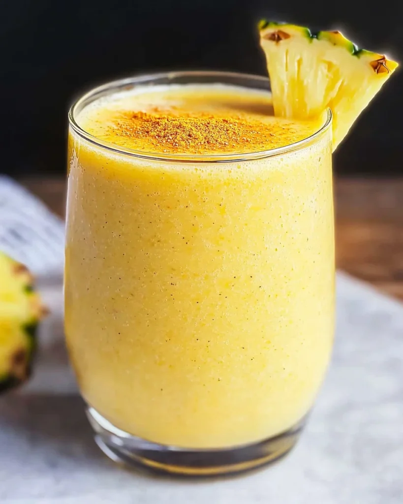 Protein Pineapple Turmeric Smoothie Recipe