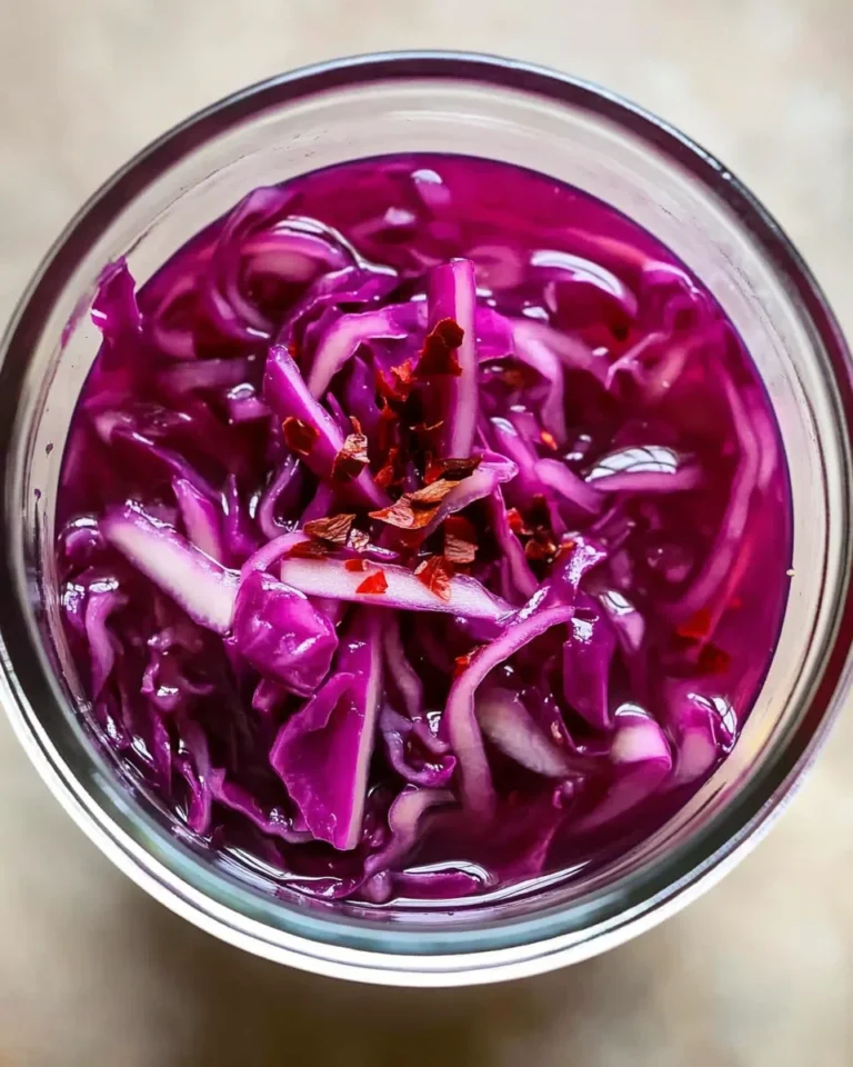 Quick Pickled Red Cabbage