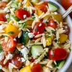 Rainbow Orzo Salad