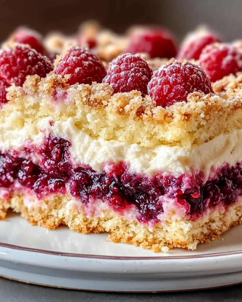 Raspberry Cream Cheese Coffee Cake Recipe