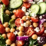 Refreshing Chickpea Greek Salad